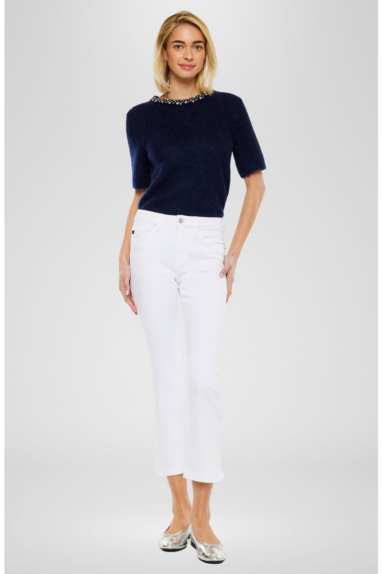 Bristol High Rise Kick Flare Jeans, Alternate, color, White