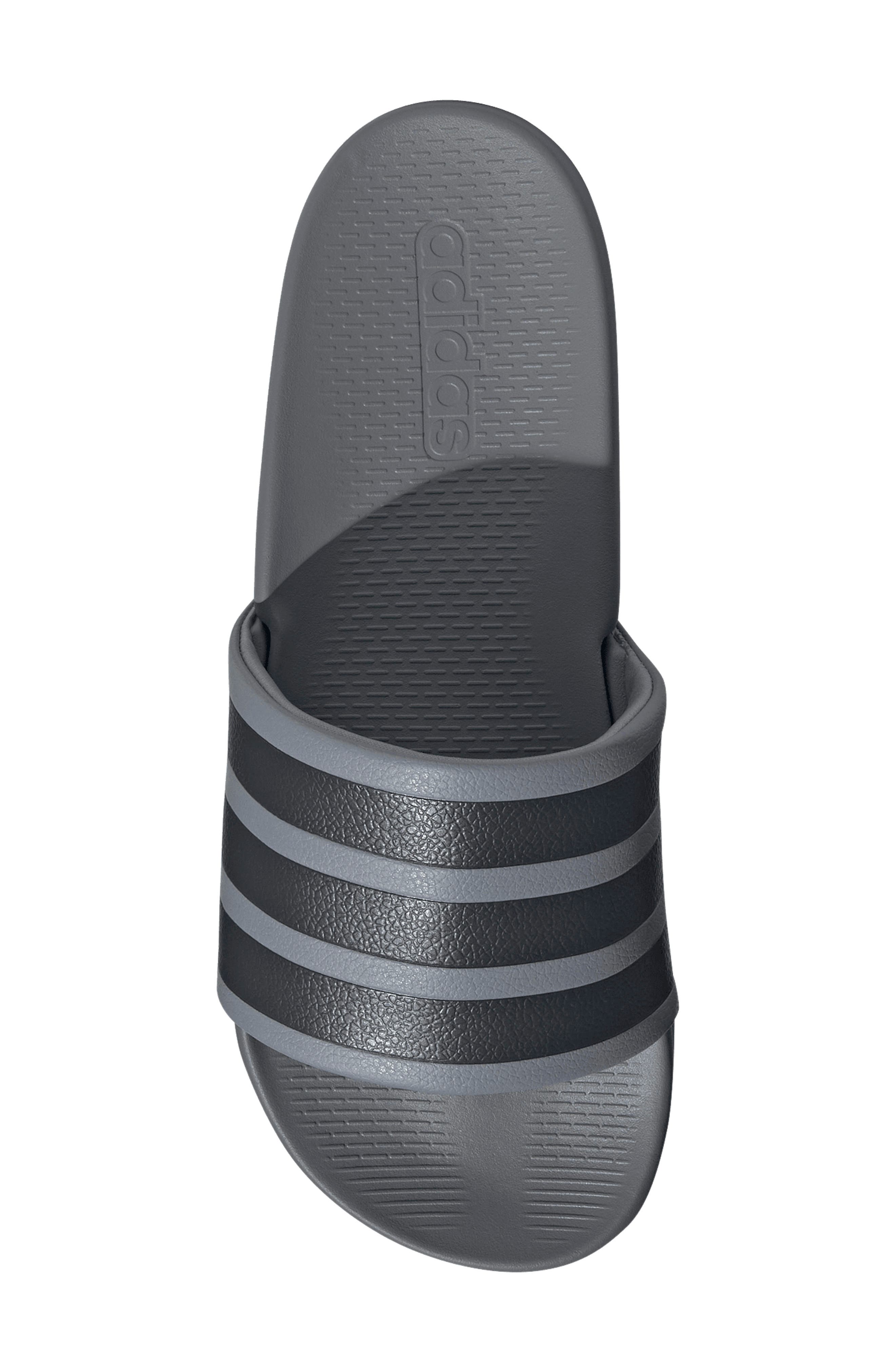 Gender Inclusive Adilette Comfort 2.0 Slide Sandal, Alternate, color, GREY/CARBO