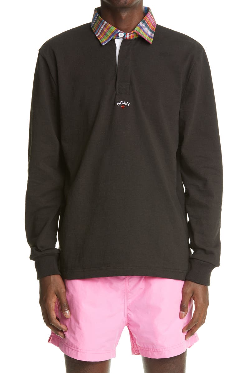 Noah Madras Collar Rugby Shirt, Alternate, color, 