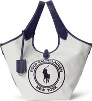 Polo Ralph Lauren Polo Play Crest Canvas Tote