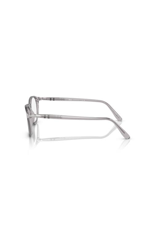 Persol 50mm Square Optical Glasses In Gray