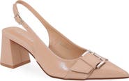 BERNESS Block Heel Slingback Pump