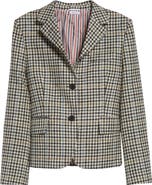 Thom Browne Check Wool Martingale Jacket
