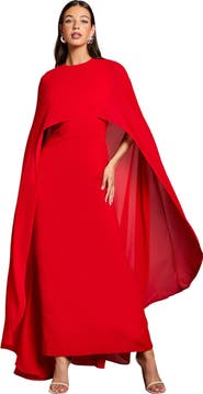 Coast Cape Sleeve Maxi Dress