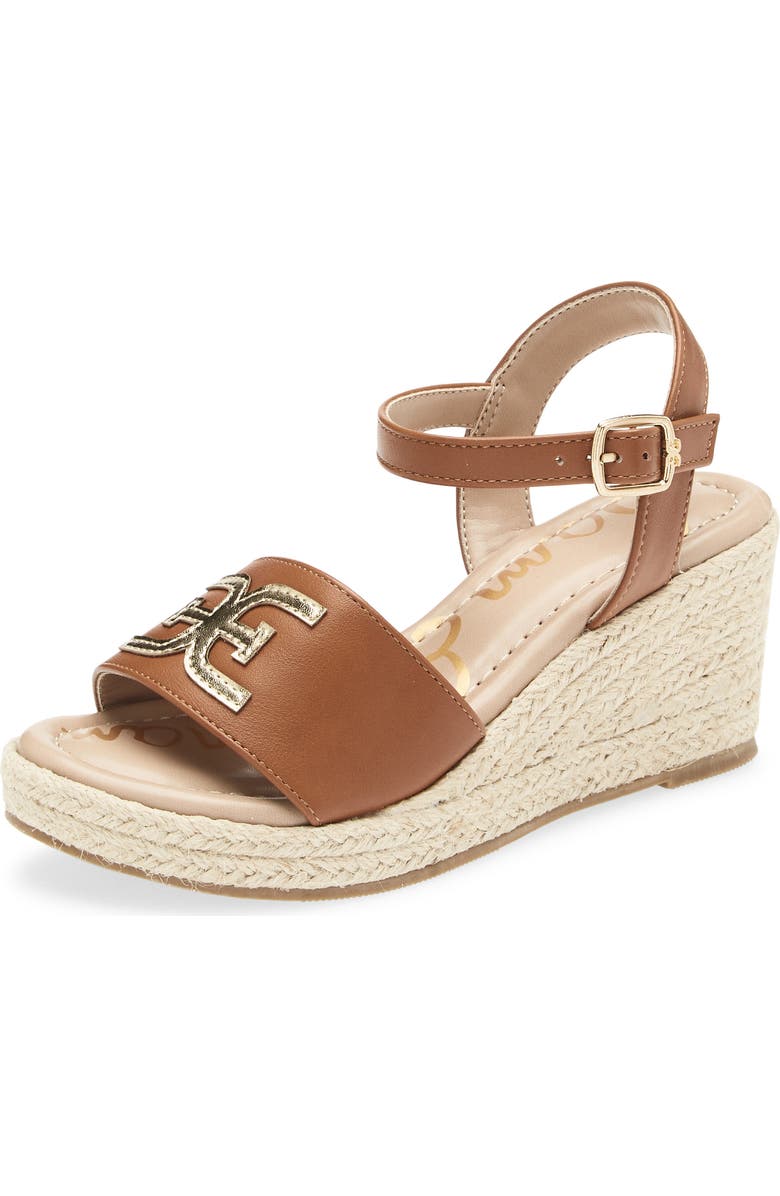 Sam Edelman Kids' Lucia Espadrille Sandal, Main, color, Cognac