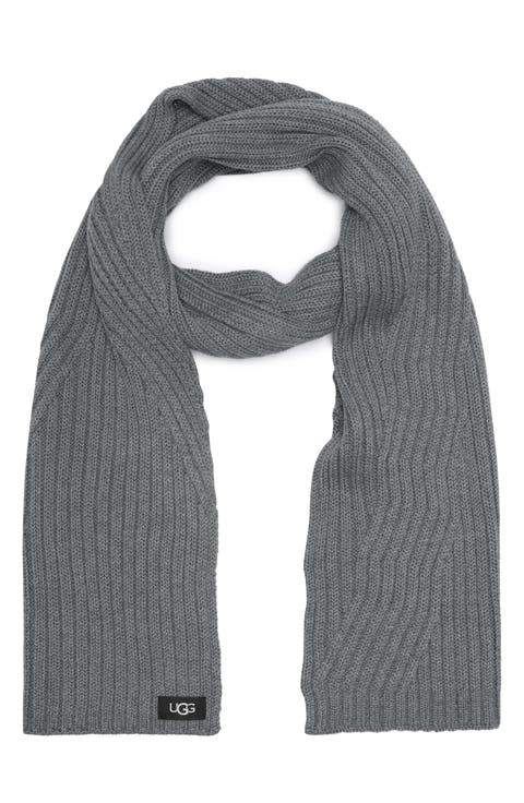 UGG Ribbed Oversized Knit Scarf
