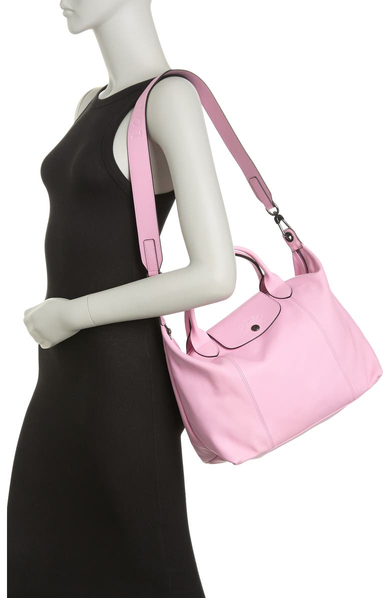 Longchamp Le Pliage Mid Satchel w/ Strap, Alternate, color,