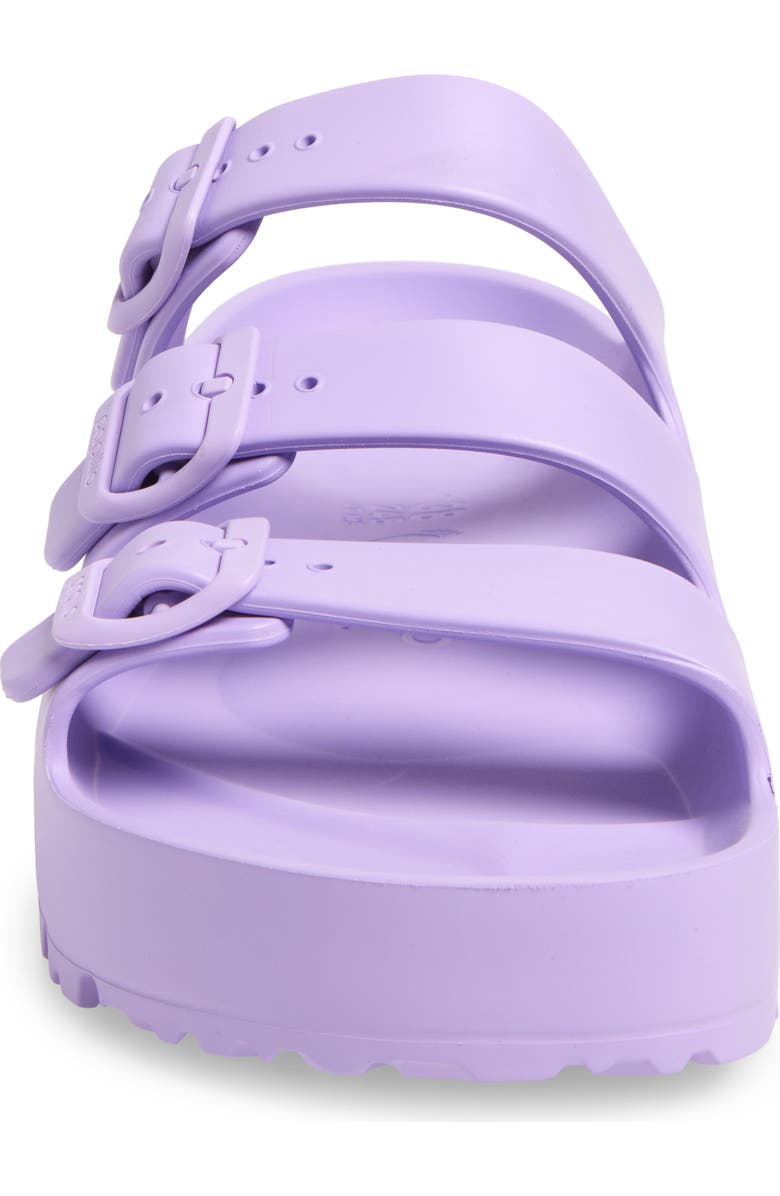 Birkenstock Papillio by Birkenstock Florida Platform Flex Essentials Slide Sandal, Alternate, color, Crocus