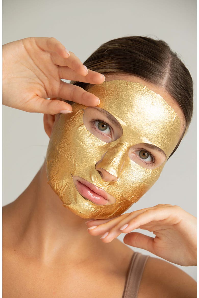 24k Gold Hydra Collagen Mask, Alternate, color, WHITE