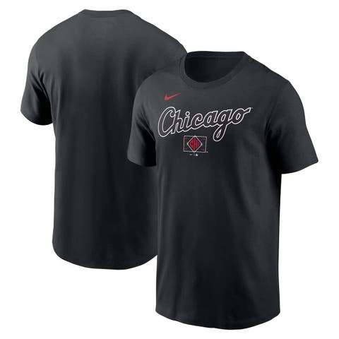 Men's Nike Black Chicago White Sox City Connect Wordmark T-Shirt