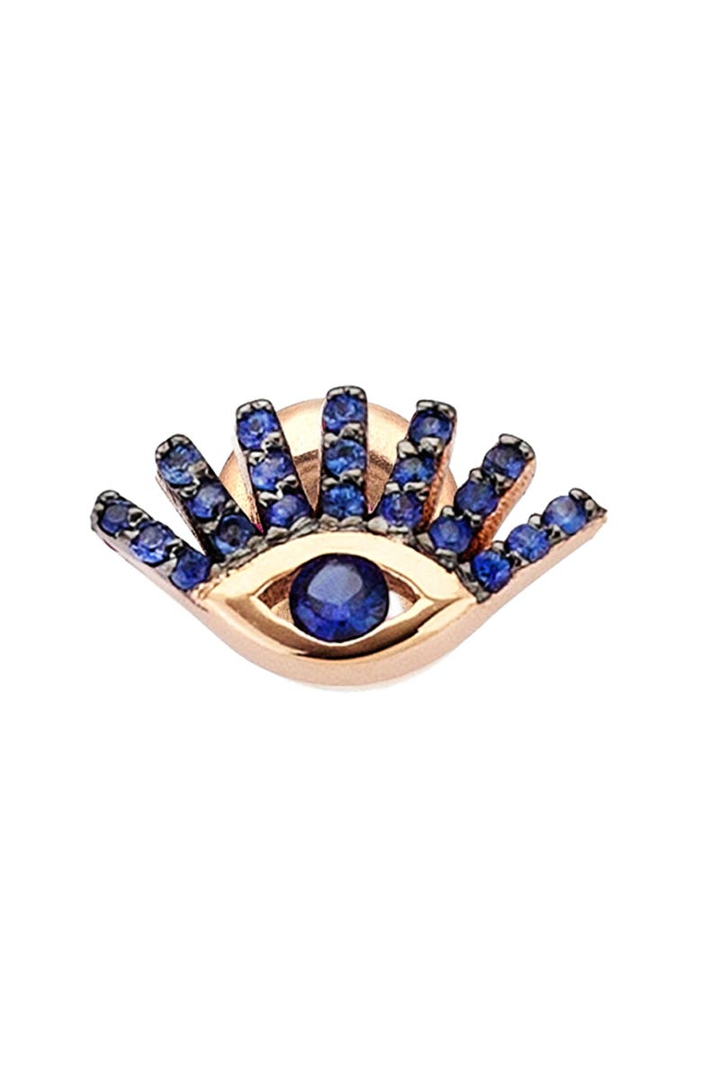 Kismet by Milka Protect Me Evil Eye Single Stud Earring, Main, color,