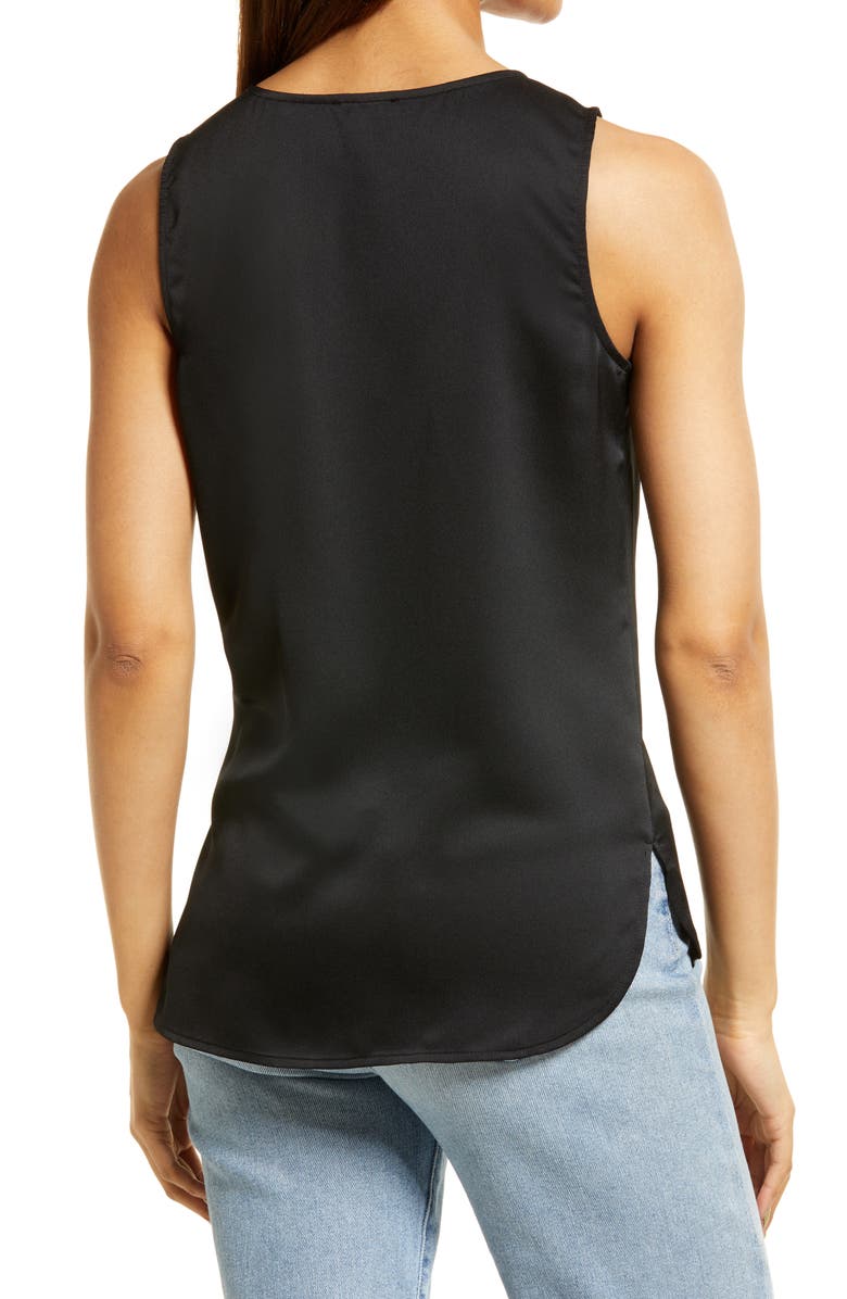 Halogen<sup>®</sup> Woven Tank Top, Alternate, color,