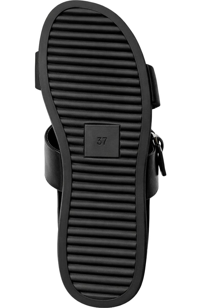 AquaDiva Double Strap Slide Sandal, Alternate, color, Black