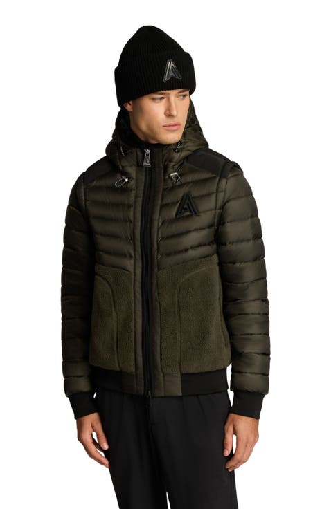 Kirkjufell 2-in-1 Lightweight Mixed Media Puffer with Removable Sleeves