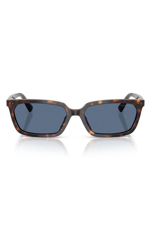 55mm Rectangular Sunglasses