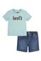 Kids' Checker Logo Graphic T-Shirt & Shorts Set