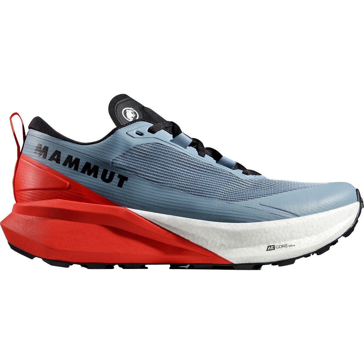 Aenergy Trail Endurance Ultra Low Running Shoe - Men's, Main, color, Nebla/Mammut Red