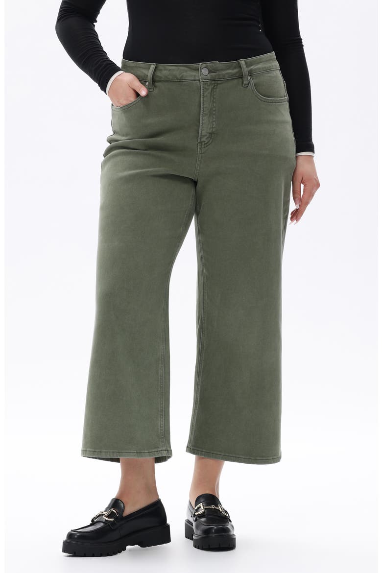 Straight Leg Ankle Jeans, Main, color, GREEN