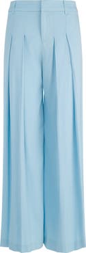 Alice + Olivia Blaire Pleated Wide Leg Pants