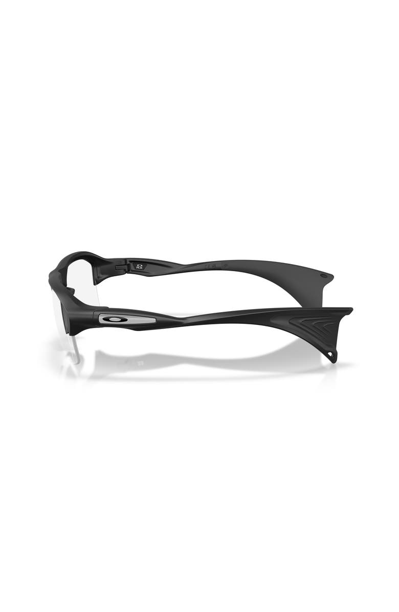 Oakley 60mm Rectangle optical glasses, Alternate, color, Black