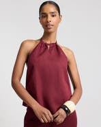 Onia Handkerchief Open Halter Top