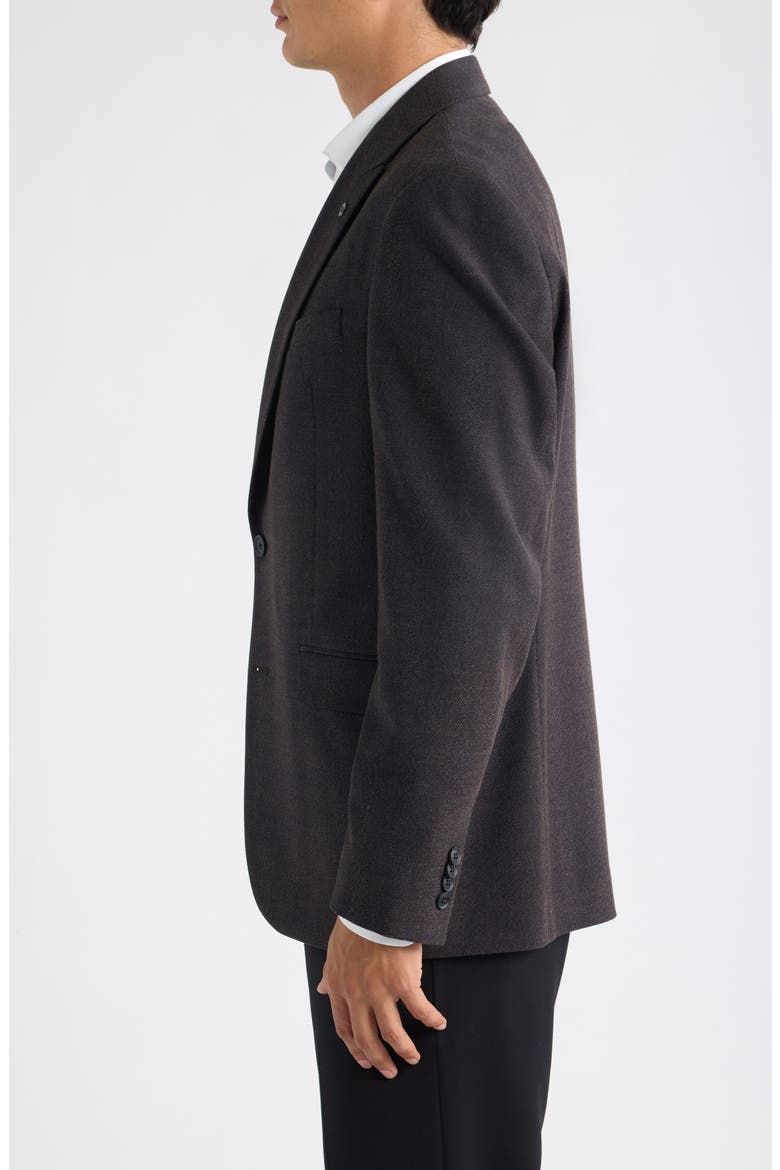 Rawdon Herringbone Sport Coat, Alternate, color, BURGUNDY