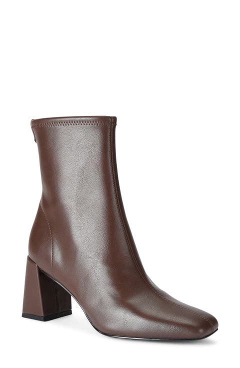 Grove Faux Leather Ankle Boot