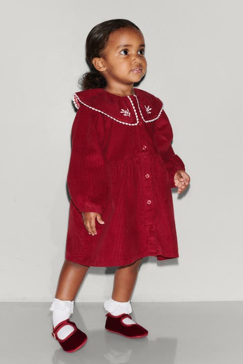 Cotton Dress With Collar