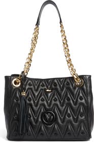 VALENTINO BY MARIO VALENTINO Luisa Diamond Quilted Tote Bag