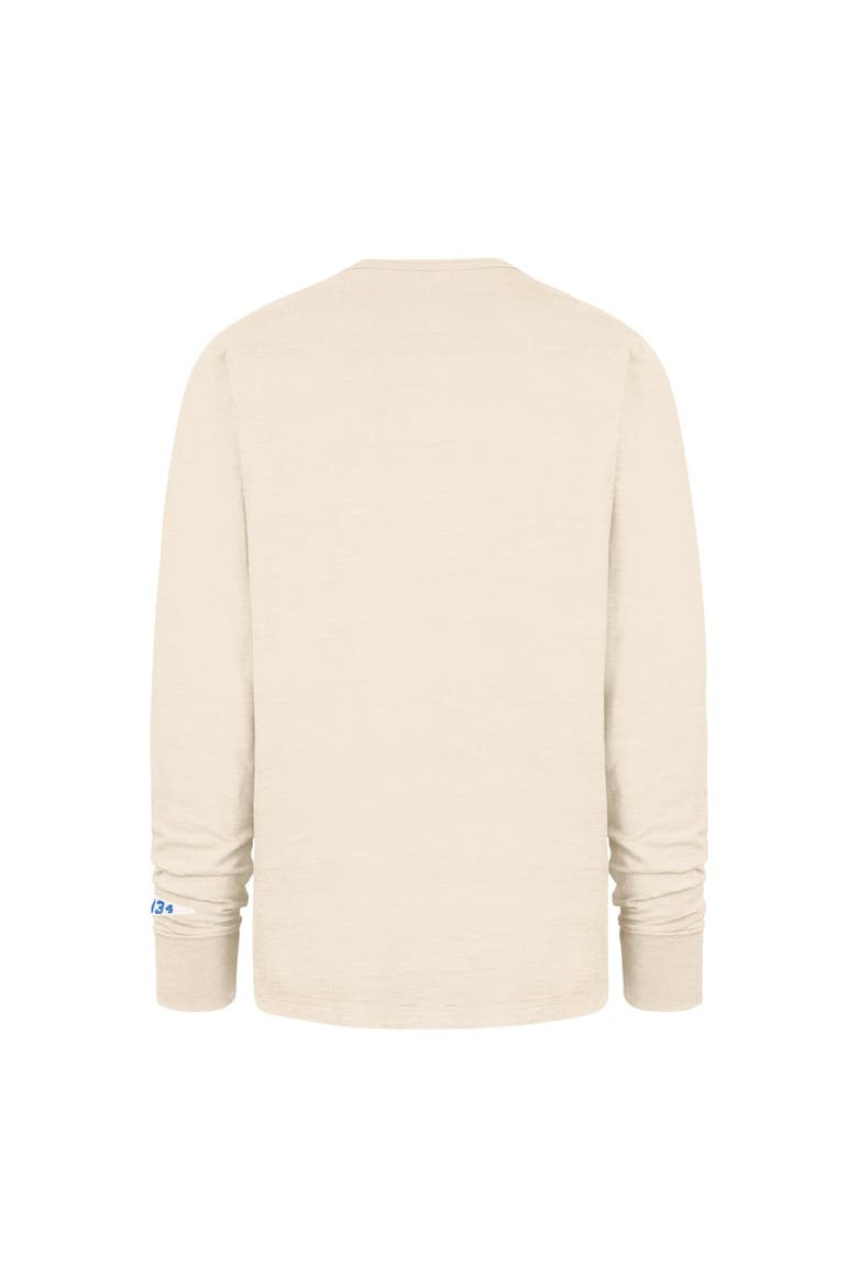 Men's '47  Tan Detroit Lions Heavy Slub Long Sleeve T-Shirt, Alternate, color, Tan