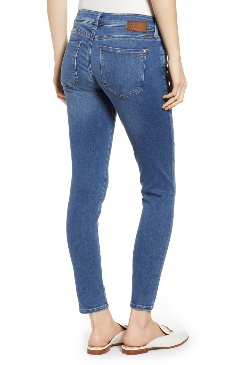 Mavi Jeans Alexa Skinny Jeans, Alternate, color, Mid Supersoft