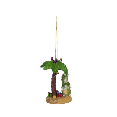 Palm With Sea Turtle Tree Ornament