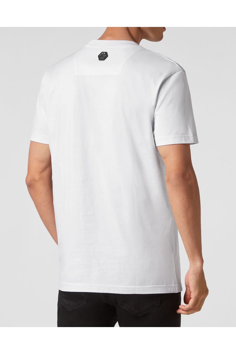 T-Shirt Round Neck Men, Alternate, color, white