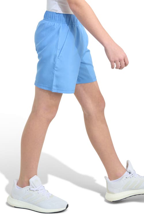 Adidas Originals Big Boys Essentials Elastic-waistband Small-logo Woven Shorts In Blue
