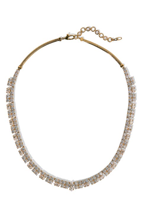 Twinnie Cubic Zirconia Collar Necklace