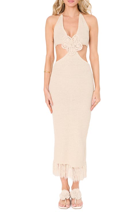 Starla Cutout Crochet Maxi Dress