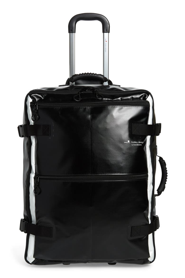 Tarpaulin 25-Inch Suitcase, Main, color, BLACK