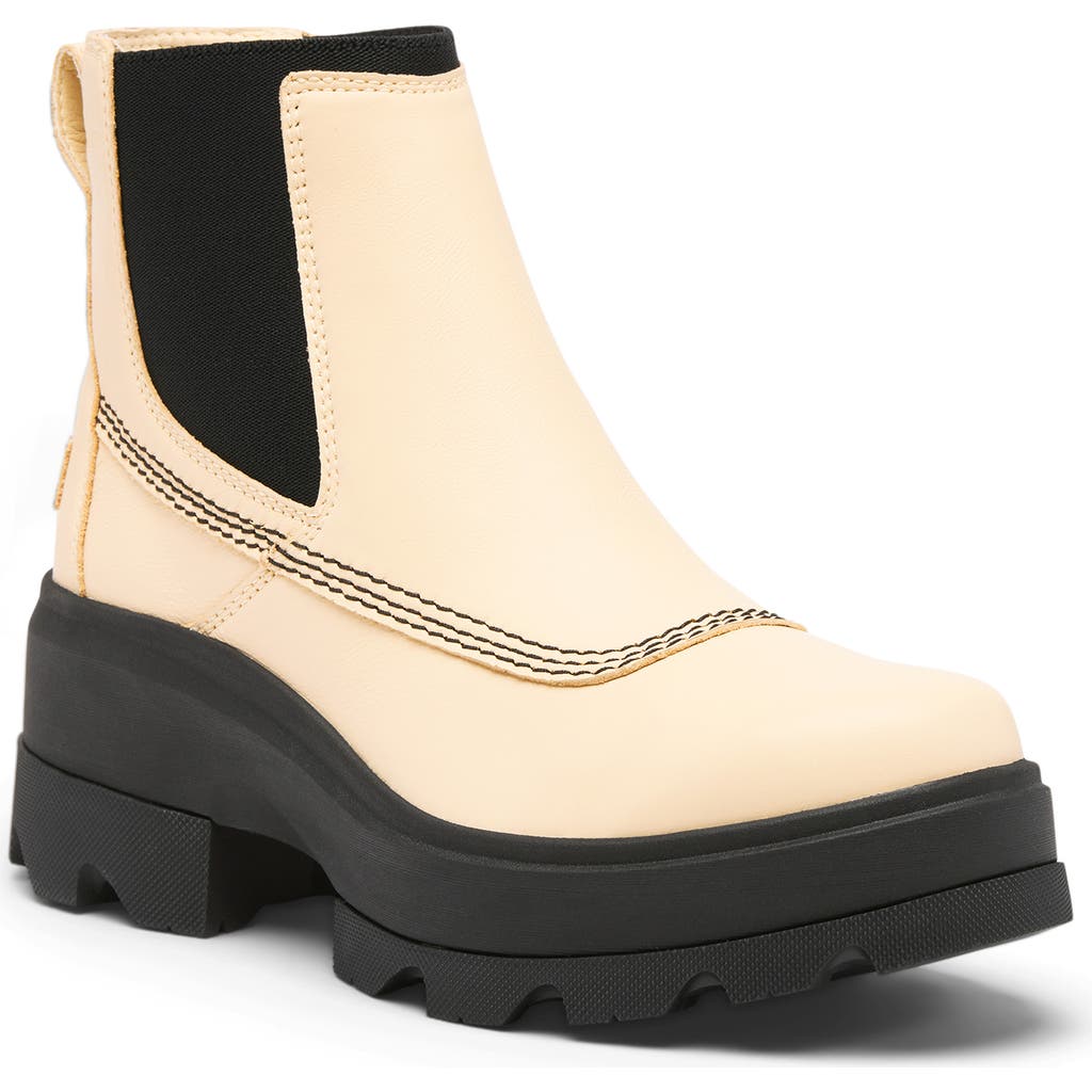 Sorel Joan Frwd Chelsea Boot In Neutral
