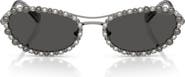 Swarovski 56mm Oval Sunglasses