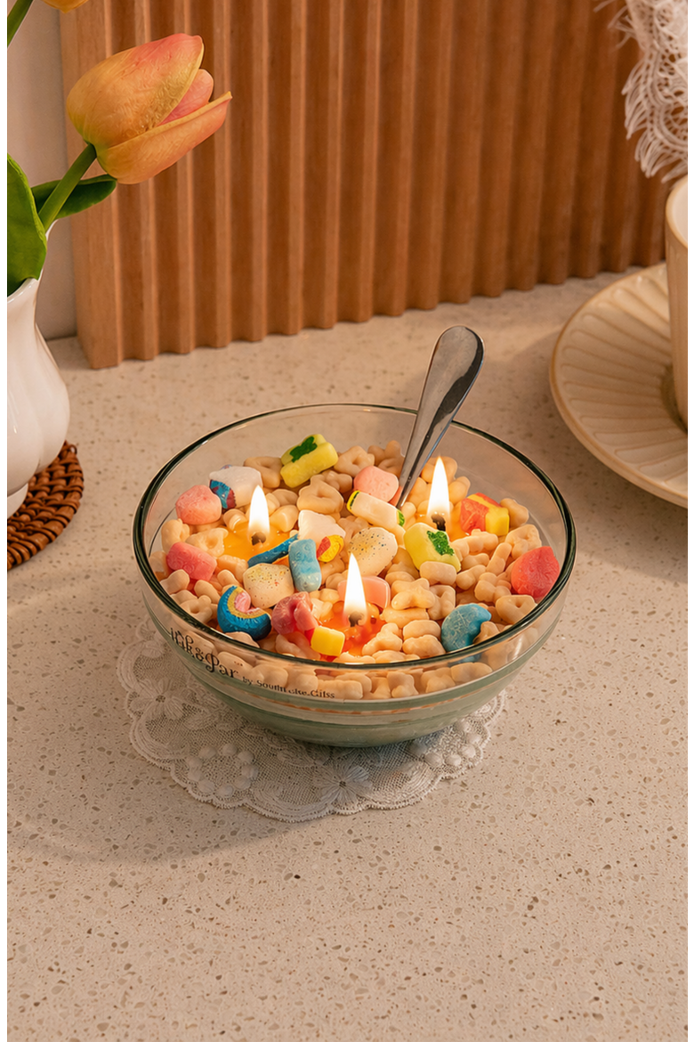 Lucky Charms Cereal Candle 2.0, Alternate, color, Off-white / Multicolor