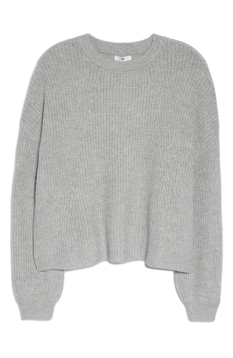 BP. Oversize Crewneck Sweater, Alternate, color,