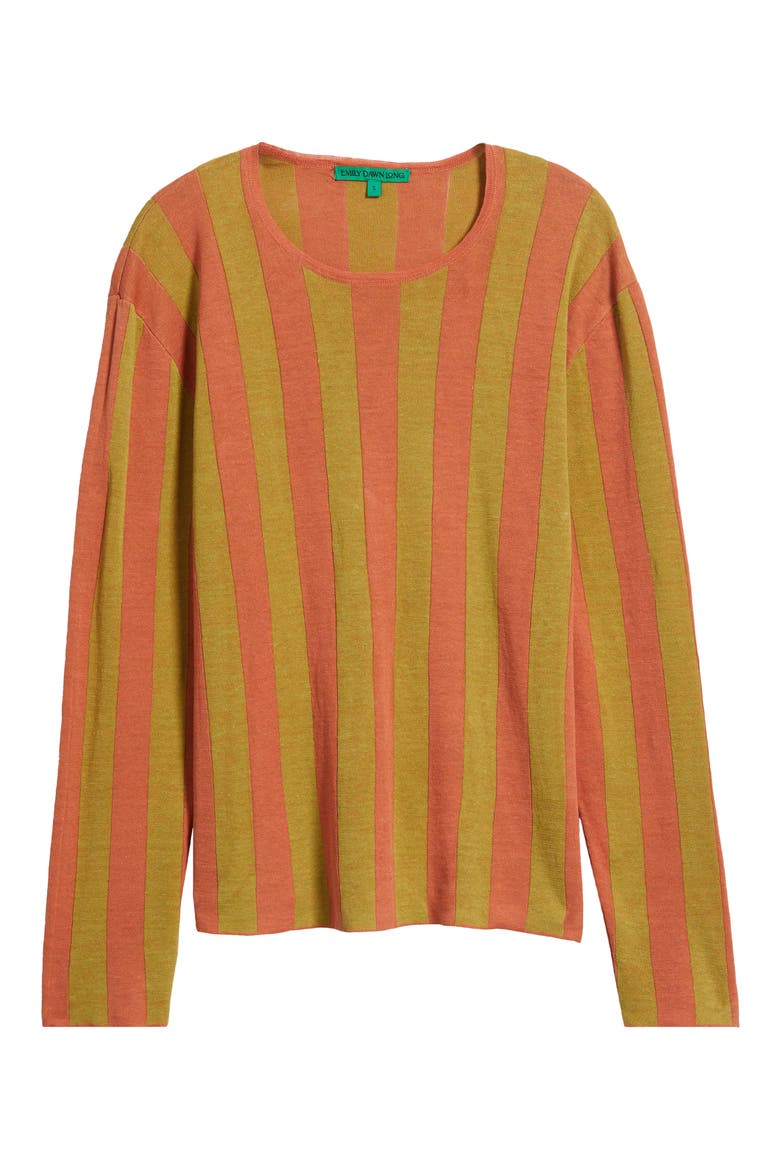 Carlington Stripe Shell, Alternate, color, TERRA COTTA/ DUST STRIPE