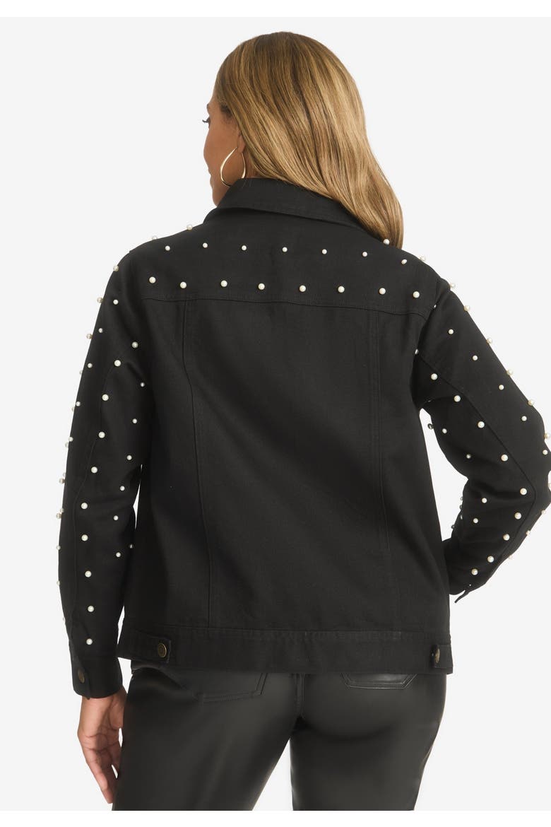 Classic Cotton Denim Jacket, Alternate, color, BROWN PAINTERLY CHEETAH