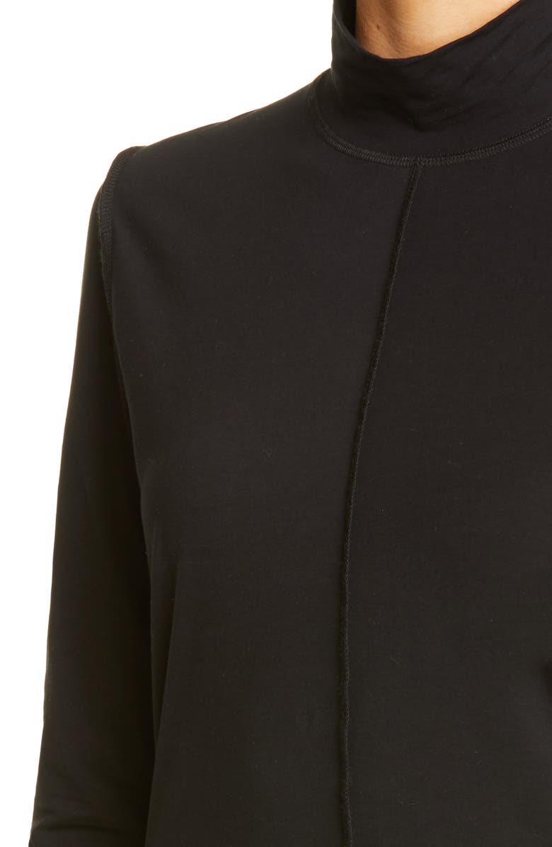 Ganni Lightweight Jersey Turtleneck, Alternate, color, 