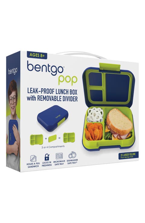 Pop Lunch Box - Coral/Teal