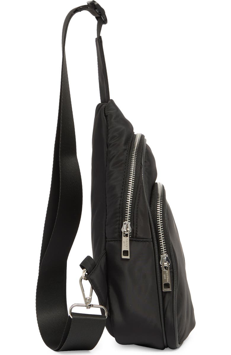 Madden Girl Sling Bag, Alternate, color, Black