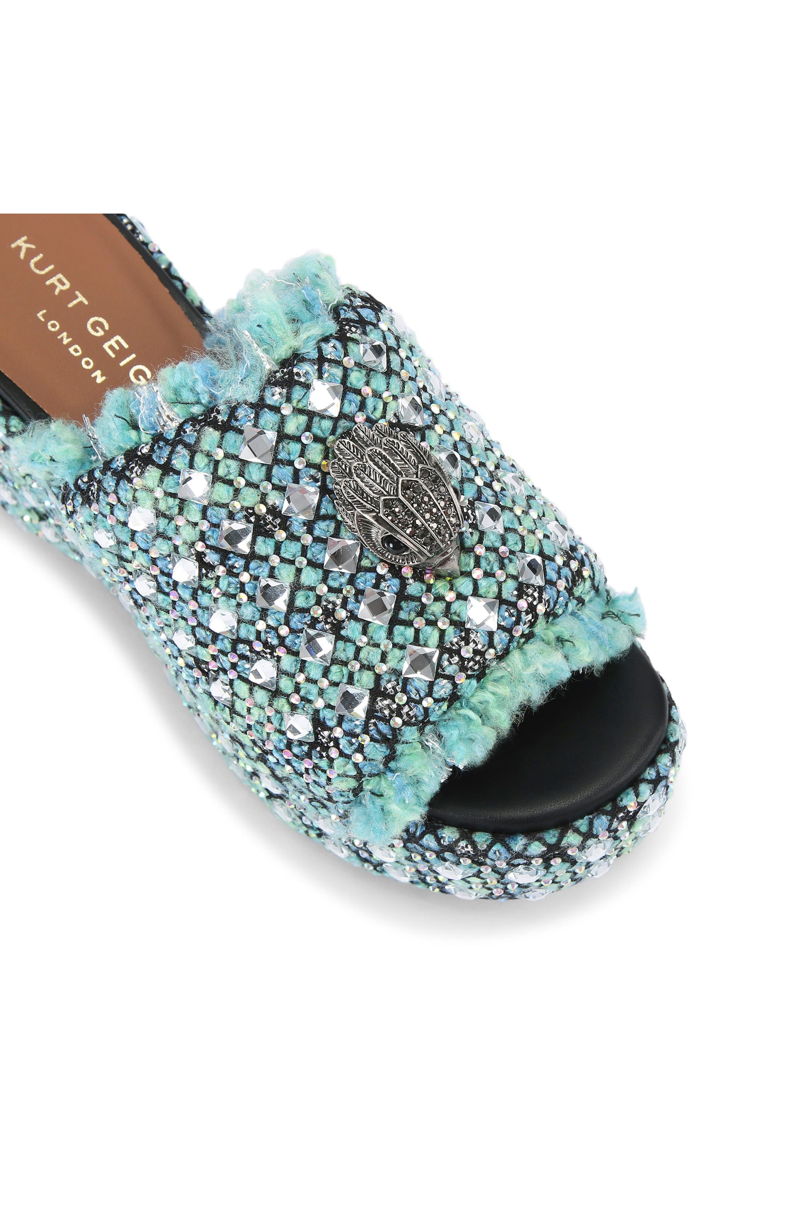 Kurt Geiger London Kensington Tweed Platform Sandal, Alternate, color, 