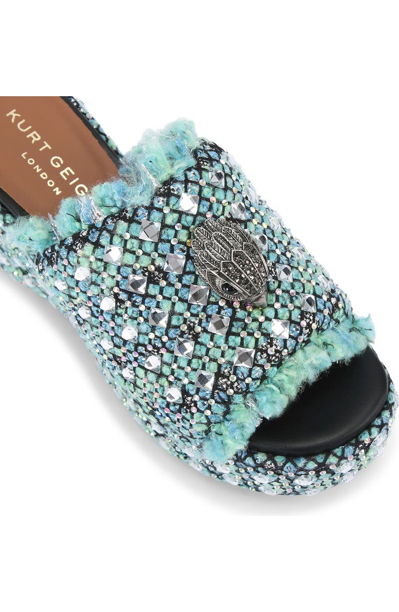 Kurt Geiger London Kensington Tweed Platform Sandal, Alternate, color,