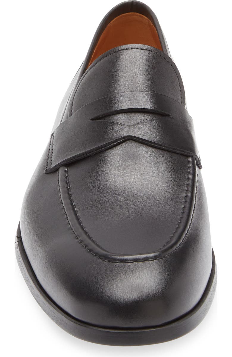 Magnanni Magico Penny Loafer, Alternate, color, Black/ Black