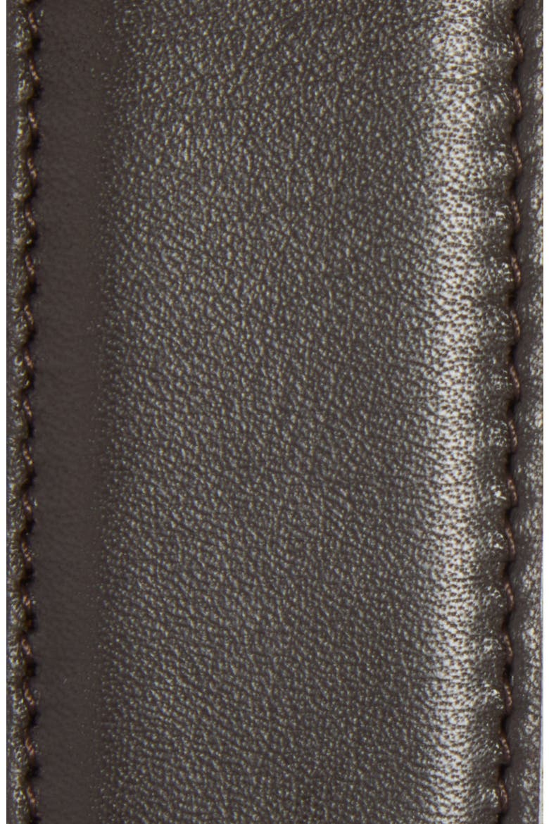 Marcaeu Baroque Leather Belt, Alternate, color, CHOCOLATE
